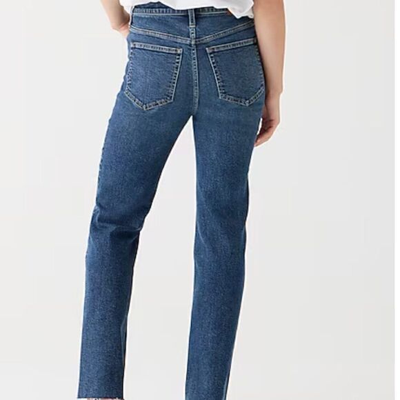 J. Crew Slim Demi Boot Jeans in Normandy Blue size 33 NWOT - Picture 6 of 13